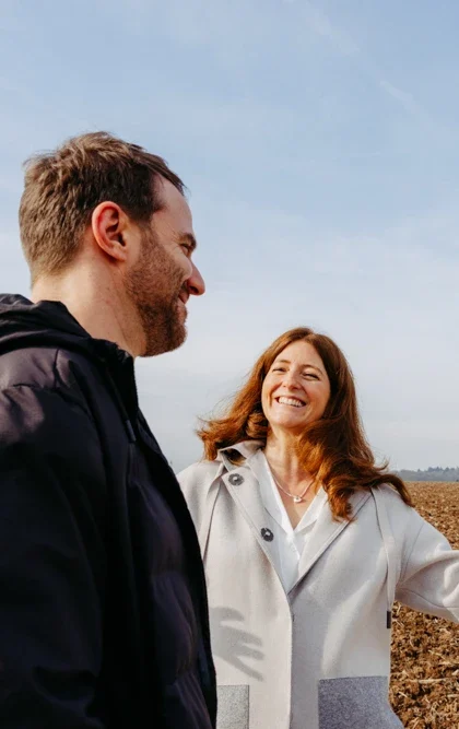 Claudia Elsässer mit Kunden